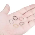1PC 12G-20G Septum Piercing Surgical Steel Clicker Hinged Segment Ring Goth Nose Hoop Earrings Lip Ear Cartilage Helix Piercings. 