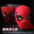 Halloween Remote Control Spiderman 1:1 Electronic Mask Moving Eyes Spider Man Cosplay Elastic Headgear Model Toys Adult Boy Birthday ToysDolls Accessories. 