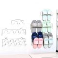 1 Set Slipper Storage Rack Double-layer Shoes Holder Wall Mount Slipper Hanging ShOrganizer Living Room.