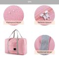 Foldable Large Capacity Waterproof Clothing Storage Travel Bag Organizer. 