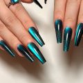Superman 24pcs White Black Nails Long Square Y2k Style Press On Nail Tips Wearable Full Cover False Nails Wearing Finished Nail Arts. 