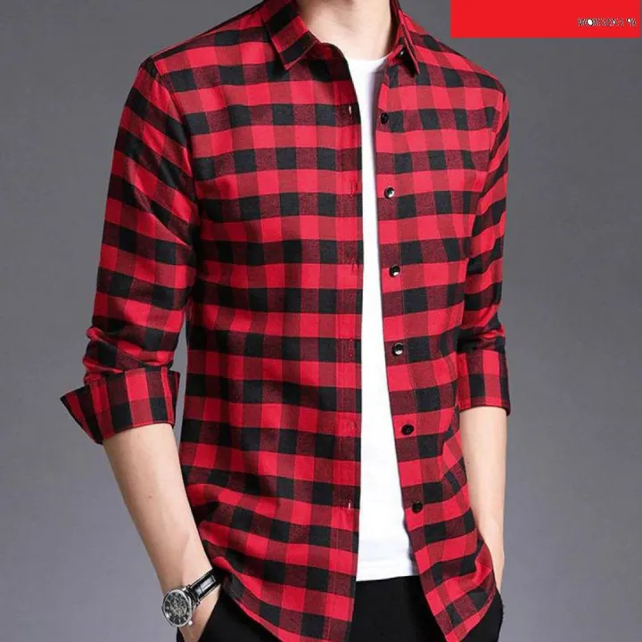 Red%20&%20Black%20Color%20Check%20Design%20Casual%20Shirt%20For%20Men%20From%20Ip%20Fashion%20-%20Denim%20Shirt%20For%20Men%20-%20Shirt%20-%20Image%203