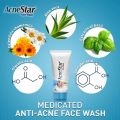 Acne star face wash 50g facial cleanser.
