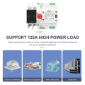 2X Din Rail 2P ATS Dual Power Automatic Transfer Switch Electrical Selector Switches Uninterrupted Power 63A. 