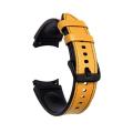 20mm Leather Silicone Watch Band For Samsung Galaxy Watch 4 40Mm 44Mm Sport Strap For Galaxy Watch 4 Classic 42Mm 46Mm Band new. 