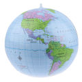38cm Inflatable Globe World Earth Ocean Map Ball Geography Learning Beach Ball. 