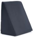Wedge Pillow Foam | Orthopedic Wedge Cushion for Back Support, Sleeping, Leg Elevator, Pregnancy, GERD, Anti Snoring (Dark Grey, 18 x 17.5 x 11 Inch).
