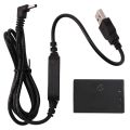 5V 2A ACKE12 ACK-E12 USB Power Cord Adapter + LP-E12 DR-E12 DC Coupler for Canon EOS M M2 M10 M50 Digital Camera.