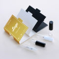 50/100Pcs 1ml 2ml Mini Vials Refillable Perfume Bottles With Paper Card Fragrance Sample Tester Bottle.