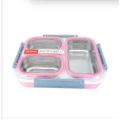 TEDEMEI Stainless Steel Lunch Box, Lunch Solution, Meal and Snacks Packing, 3 Compartment Lunch Box-1.2 L. 