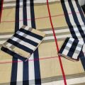 Burberry King Size Dubble Cotton Bed Sheet 4 Pcs Set YSL BED SHEET. 