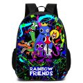Rainbow Friends Backpack Colorful Boys Girls School Bags Capacity Students Bag Anime Cartoon Waterproof Backpack For Kids Gifts. 