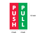 Push Pull Sticker For Shop And Office -8 inch x 12 inch. 