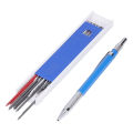 Carpenter Pencils Kit, Knurled Design Carpenter Scriber Marking Kit for Hardened Steel. 