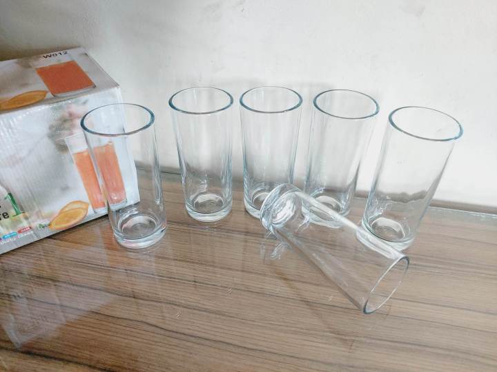 Crystal%20Clear%20Drinking%20Glass%20Set%20(6%20Pieces)%20OLiLA%20Long%20Plain%20design.%20Crystal%20Clear%20Water%20Drinking%20Glass%20Set.%20-%20Image%204