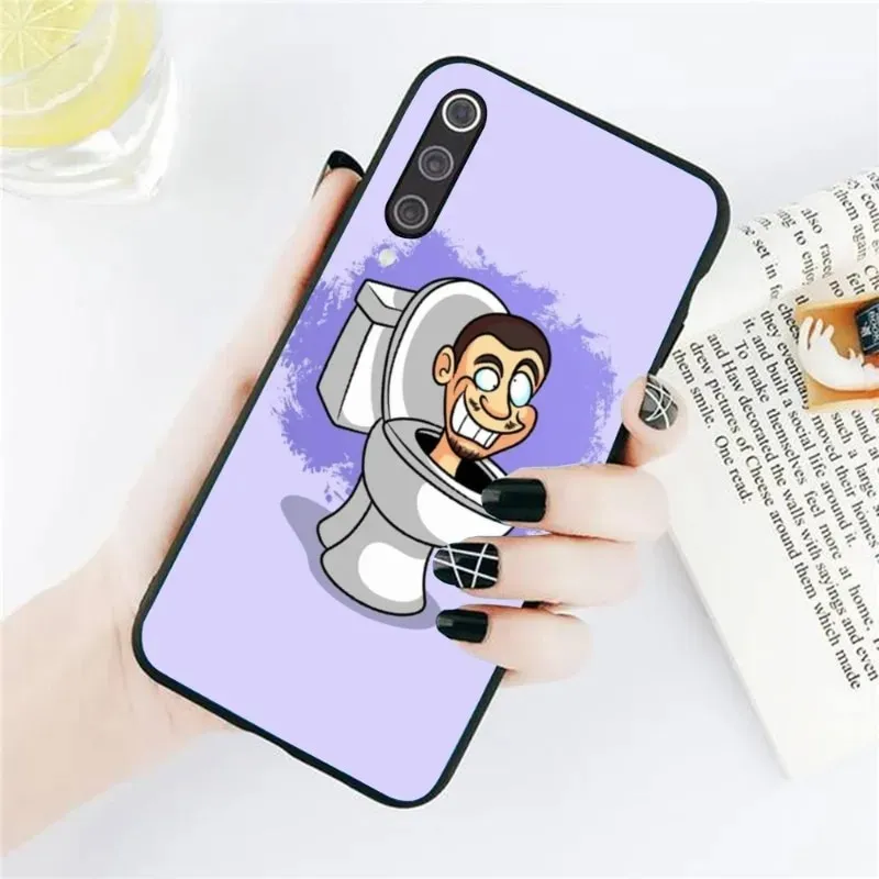 Skibidi Toilet Mobile Cell Phone Case for Xiaomi Redmi Note 12 11 10 9T 8 7  Pro 9 9A 9C 8 Black Soft Phone Cover Funda | Daraz.com.bd