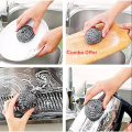 4-Piece Steel Scourer Set – Heavy-Duty Kitchen Cleaning Accessories. 