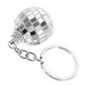 Exquisite Keychain Pendant Decor Decorative Bag Mirror Disco Ball Hanging Multi-function Mini Ornament.