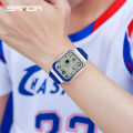 Sanda Fashion Men's Watches Digital Wristwatch 50M Waterproof Sports Casual Watch for Male Clock Relogios Masculino 6052.