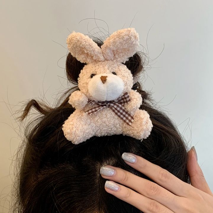 Autumn%20Winter%20Plush%20Cute%20Doll%20Bear%20Hair%20Rope%20Korean%20Kids%20Girl%20Kawaii%20Headband%20Rabbit%20Ponytail%20Rubber%20Band%20Ring%20Hair%20Accessories%20-%20Image%204