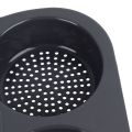 Baking Mould 6 Cavity Easy To Clean Reliable Silicone Hamburger Bun Mould Foldable Multipurpose for Microwaves for Restaurant.