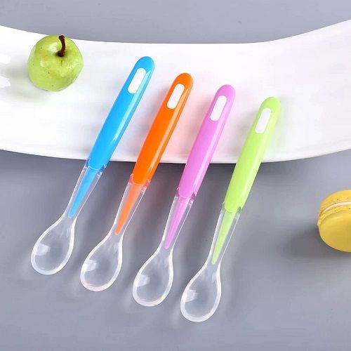 Silicone%20Feeding%20Spoon%20For%20Baby%20-%202%20Pcs%20(Random%20Color%20Set)%20-%20Image%202