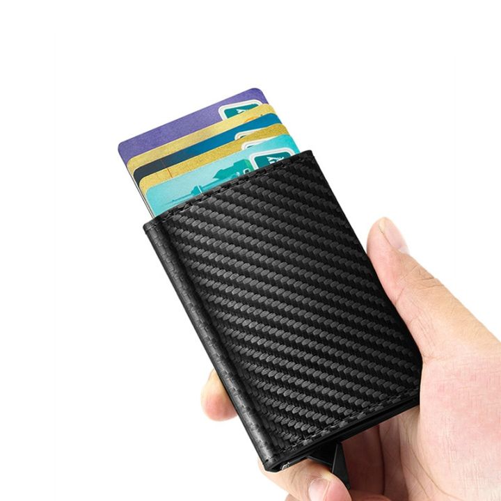 Anti%20Rfid%20Magnet%20Men%20Wallets%20Carbon%20Fiber%20Card%20Holder%20Slim%20Wallets%20Money%20Bag%20Purse%20Male%20Smart%20Magic%20Black%20Wallet%20for%20men%20Walet%20-%20Image%204
