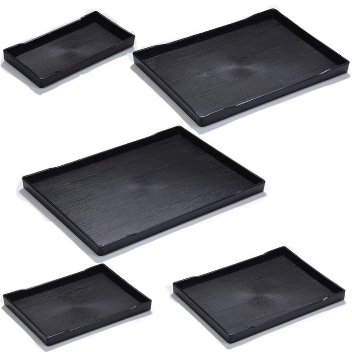 1%20Pcs%20Easy%20To%20Use%20Black%20Large%20Plastic%20Tray%20Rectangle%20Multi-Purpose%20Decorative%20Tray%20Plastic%20Bed%20Table%20Tray%20Kitchen%20-%20Image%208