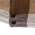 AIOPESON Mens Flannel Plaid Sherpa Fleece Lined Winter Jacket Turn Down Collar Thicken Warm Casual Shirt Jackets Coats Men.
