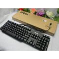 Stylish Wired Usb Keyboard For Desktop And Laptop - Del-L Sk-8115 - Ideal For Office Or Home Use With Comfortable Typing. 