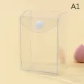 Acrylic Display Box Transparent Single Doll Model Storage Display Box Matt Dust-Proof Hand-Made PVC Transparent Mini Bag With Chain Or Keychain 3D Doll Bag. 