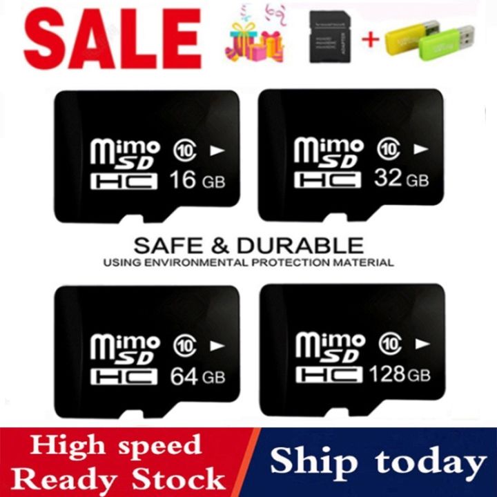 【Ready Stock+FREE Shipping+COD】8gb 16gb 32gb 64gb 128gb 256gb Micro SD Memori Kad Memory Card Camera
