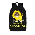 Galaxy Moon Sunflower Backpack Women Men Fashion Rucksack Children School Bags For Teenager Boys Girls School Backpack Book Bag.