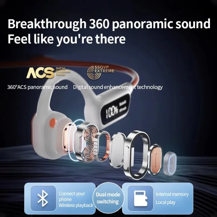 POLVCDG%20X10%20Bone%20Conduction%20Bluetooth%20Headset%20Digital%20Display%20Swimming%20Waterproof%20to%20a%20Depth%20of%2030%20Meters%20Waterproof%20Built-in32G%20-%20Image%206