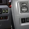 4-Pole 12V Push Button Switch with LED Background Indicator Lights for Fog Lights DRL LED Light Bar(33x22mm). 