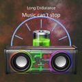 Bluetooth Speaker Transparent Sound Box Colorful Lights Dual Speaker High Power Subwoofer Sound (Model-V8). 