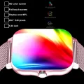 Pink Color Smart Watch Women Ladies Smartwatch Silicone Stainless Steel SmartClock For Android IOS Female Fitness Tracker. 