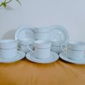 Exclusive Tea Cup Set And Saucers 12 Pcs Ceramic - Elevate Tea Time With A Stylish Set Of Tea Cups And Saucers. 