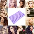 10 Pcs Foam Curlers Fashion Curler Makers Soft Foam Bendy Twist Curls Tool DIY Styling Hair Tools Accessories Color Random. 