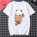 Bubu Dudu hangaii Pure cotton T Shirt Funny Comic Anime couple Top Graphic Comic Manga Unisex Summer Clothes Harajuku cartoons.