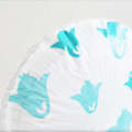 Cartoon thickened EVA printed dustproof floor for home use, summer simple and fresh pattern electric fan cover.