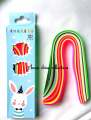 1Box Small Quilling Paper Strips 5mm width, 9.5inch long, 10 colors, 15 trips of each colour. 