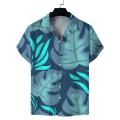 3D Printed Hawaiian Shirt Men 3xl Loose Shirts Men Fashion Beach Wear Top Single Breasted Cuban Collar Shirt. 