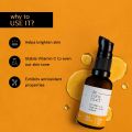 Deconstruct 10% Non-Irritating Vitamin C Face Serum For Glowing Skin|10% Vitamin C + 0.5% Ferulic Acid|Water Based Serum|Highly Stable Vitamin C Face Serum For Women And Men|Beginner Friendly|30 Ml. 
