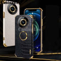 For Realme 11 Pro Plus Case Crocodile Pattern Texture Soft Leather Handphone Shockproof Adsorb Ring Cover for Realme 11 Pro+ Back Cover Phone cases. 