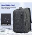 Arctic Hunter GB00328 Laptop Bag - Men's USB Charging Waterproof Laptop Backpack with Large Capacity, Ideal for Travel, Shoulder Bag, and School Bag..