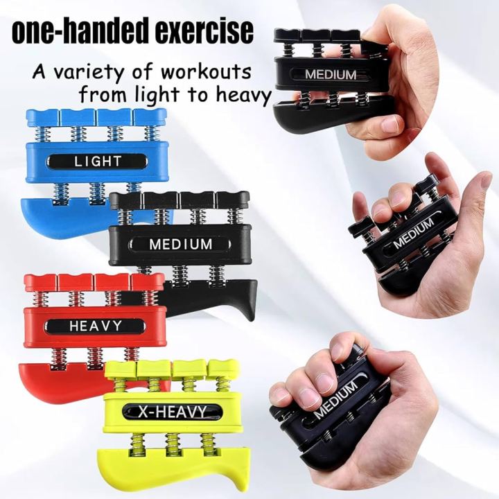 Grip Strength Trainer Hand Grip Strengthener Guitar Finger Exerciser Finger Strength Trainer for Strength Climbing Athletes
