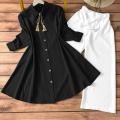 Western Fashion Ladis Stitched Tops and pant Double Georgette  style Kurti  dress for women. 