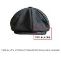 Men's Brand Caps Hats With Blade Men's Vintage Cap Herringbone Newsboy Hats Casual Women Spring Autumn Berets BLM311. 