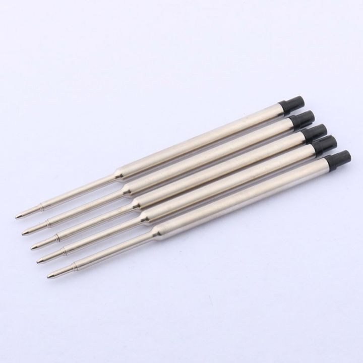 Brand%205%20Blue%205%20Black%20Ball%20point%20pen%20ink%20Refills%20standard%20stainless%20steel%20School%20Student%20Office%20Gifts%20Stationery%20-%20Image%202